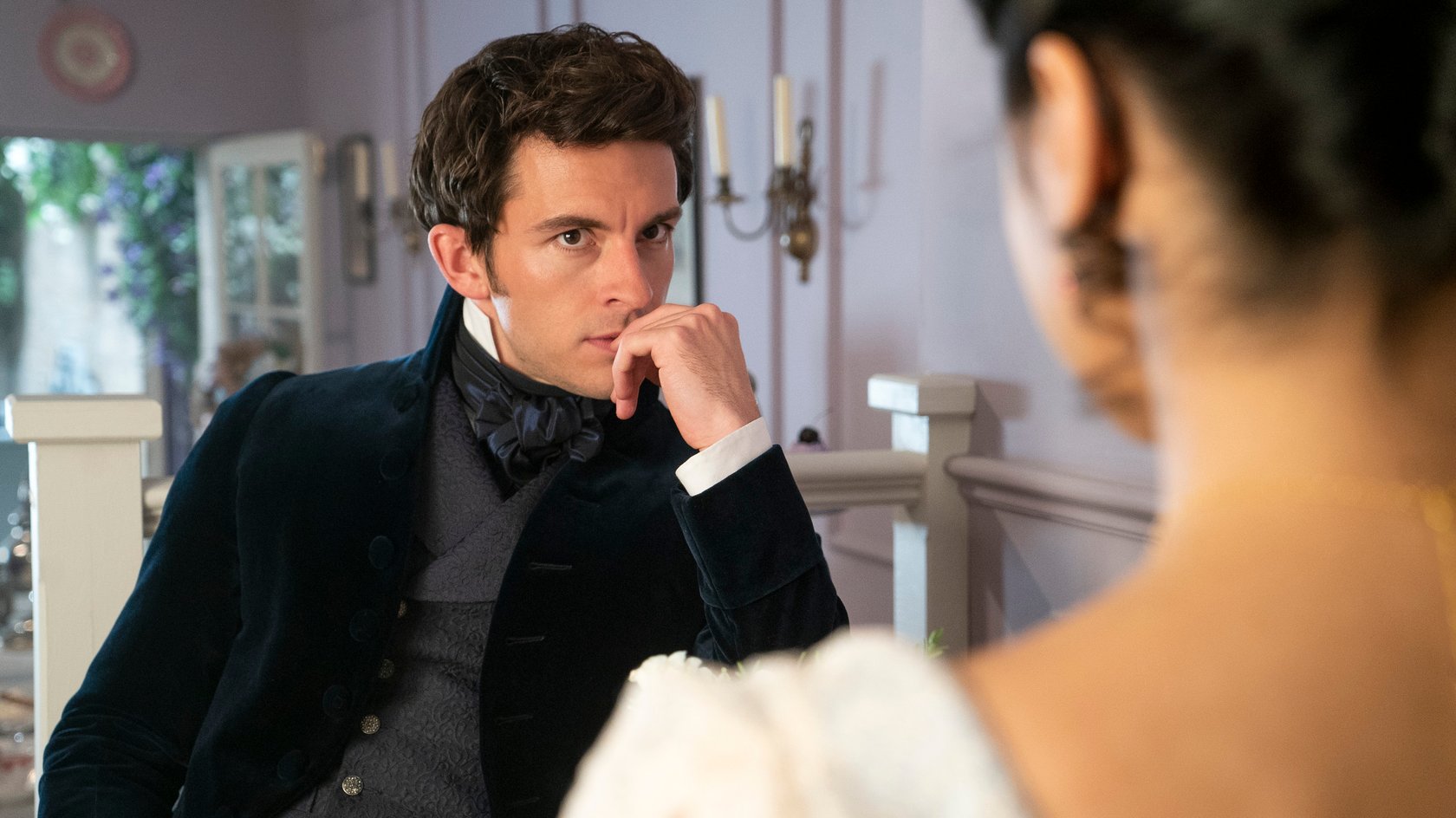 Bridgerton. Jonathan Bailey as Anthony Bridgerton in episode 201 of Bridgerton. Cr. Liam Daniel/Netflix © 2022 Bridgerton. Jonathan Bailey as Anthony Bridgerton in episode 201 of Bridgerton. Cr. Liam Daniel/Netflix © 2022
