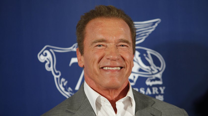 Arnold Schwarzenegger bei einer Vorstellung von „The Expendables 3“ in China.