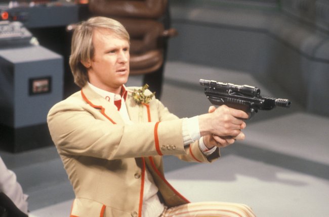 Peter Davison war als fünfter Doktor zu sehen. Peter Davison war als fünfter Doktor zu sehen.