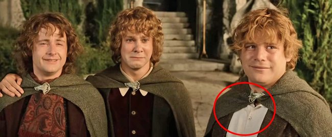 "Der Herr der Ringe: Die Rückkehr des Königs" Fehler "Der Herr der Ringe: Die Rückkehr des Königs" Fehler