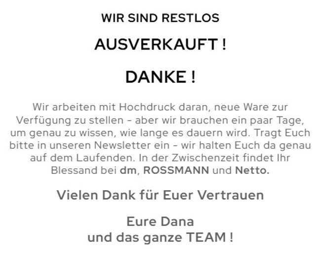 Auf der „Blessand“-Website kann man sich in den Newsletter eintragen. Auf der „Blessand“-Website kann man sich in den Newsletter eintragen.