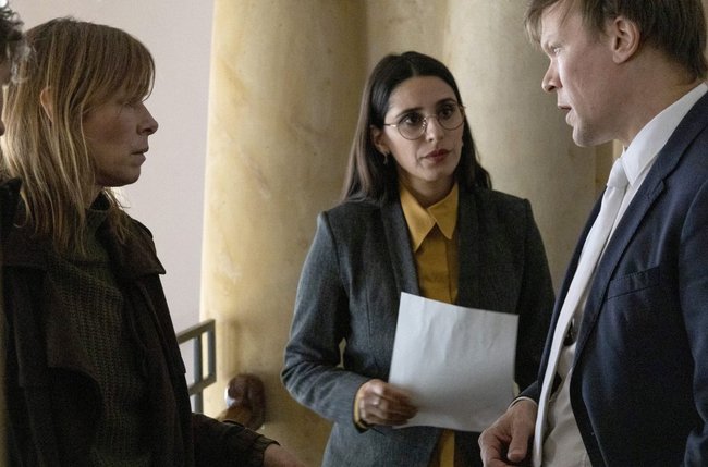 Zaree als Anwältin in „Legal Affairs“. Zaree als Anwältin in „Legal Affairs“.
