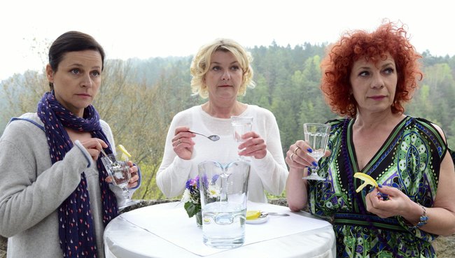 Die Freundinnen auf der Suche nach Entschleunigung. Die Freundinnen auf der Suche nach Entschleunigung.