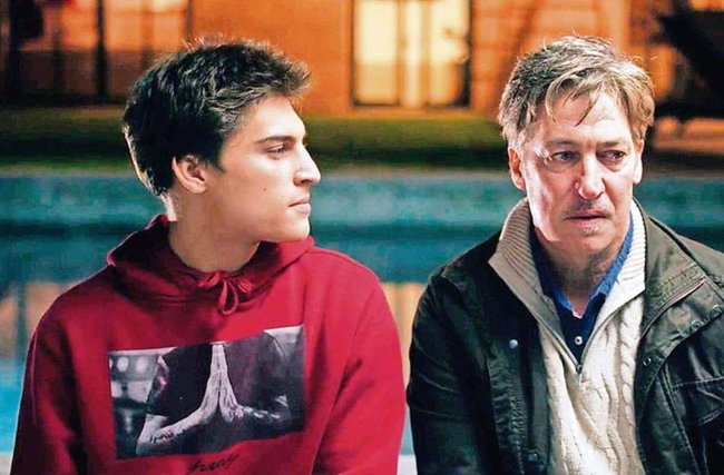 Max Baumbacher (Tobias Moretti) und sein Sohn Damian (Lenz Moretti).