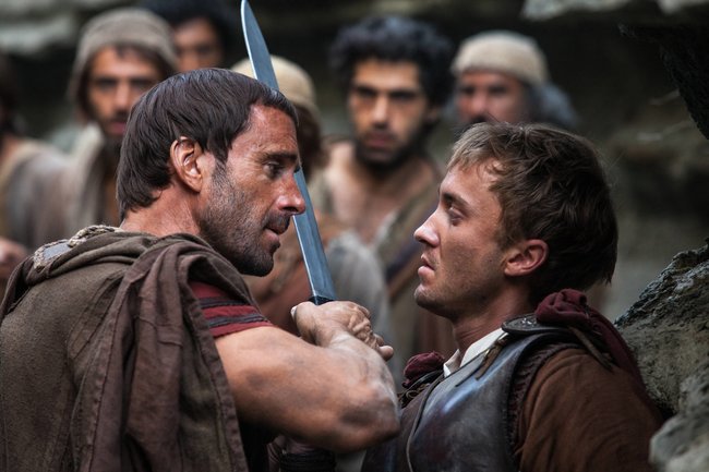 Clavius (Joseph Fiennes) in einer Schlacht.