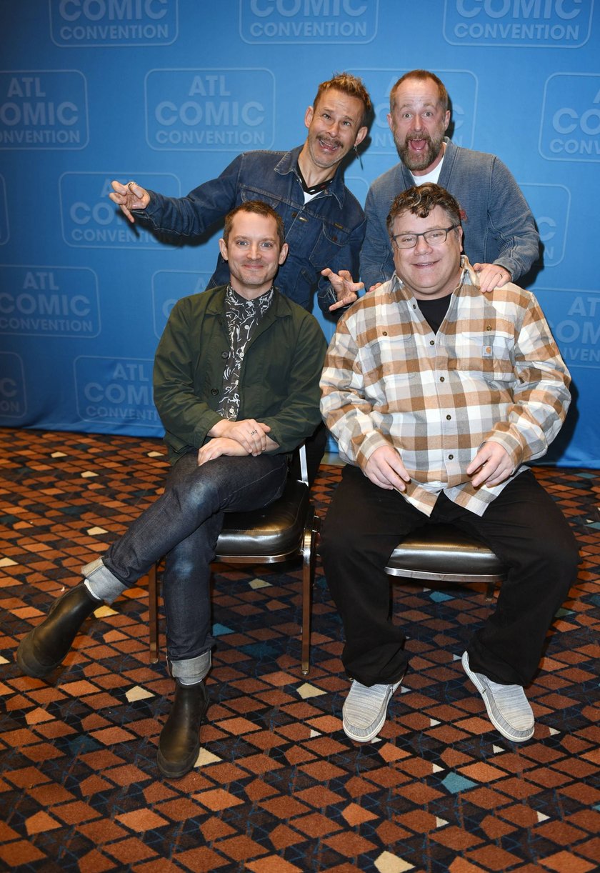 Dominic Monaghan, Billy Boyd, Elijah Wood, Sean Astin in attendance for ATL Comic Con - Comic Convention, Georgia World Congress Center, Atlanta, GA February 25, 2023. Dominic Monaghan, Billy Boyd, Elijah Wood, Sean Astin in attendance for ATL Comic Con - Comic Convention, Georgia World Congress Center, Atlanta, GA February 25, 2023.