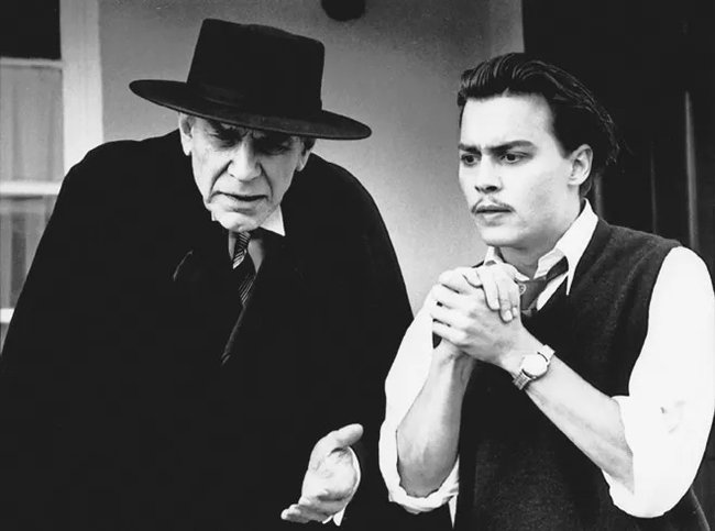 Ed Wood (Johnny Depp) und Bela Lugosi (Martin Landau) träumen vom großen Wurf.
