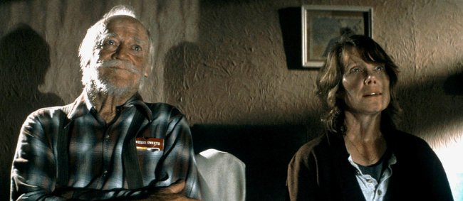 Richard Farnsworth und „Carrie“-Star Sissi Spacek in „The Straight Story“.