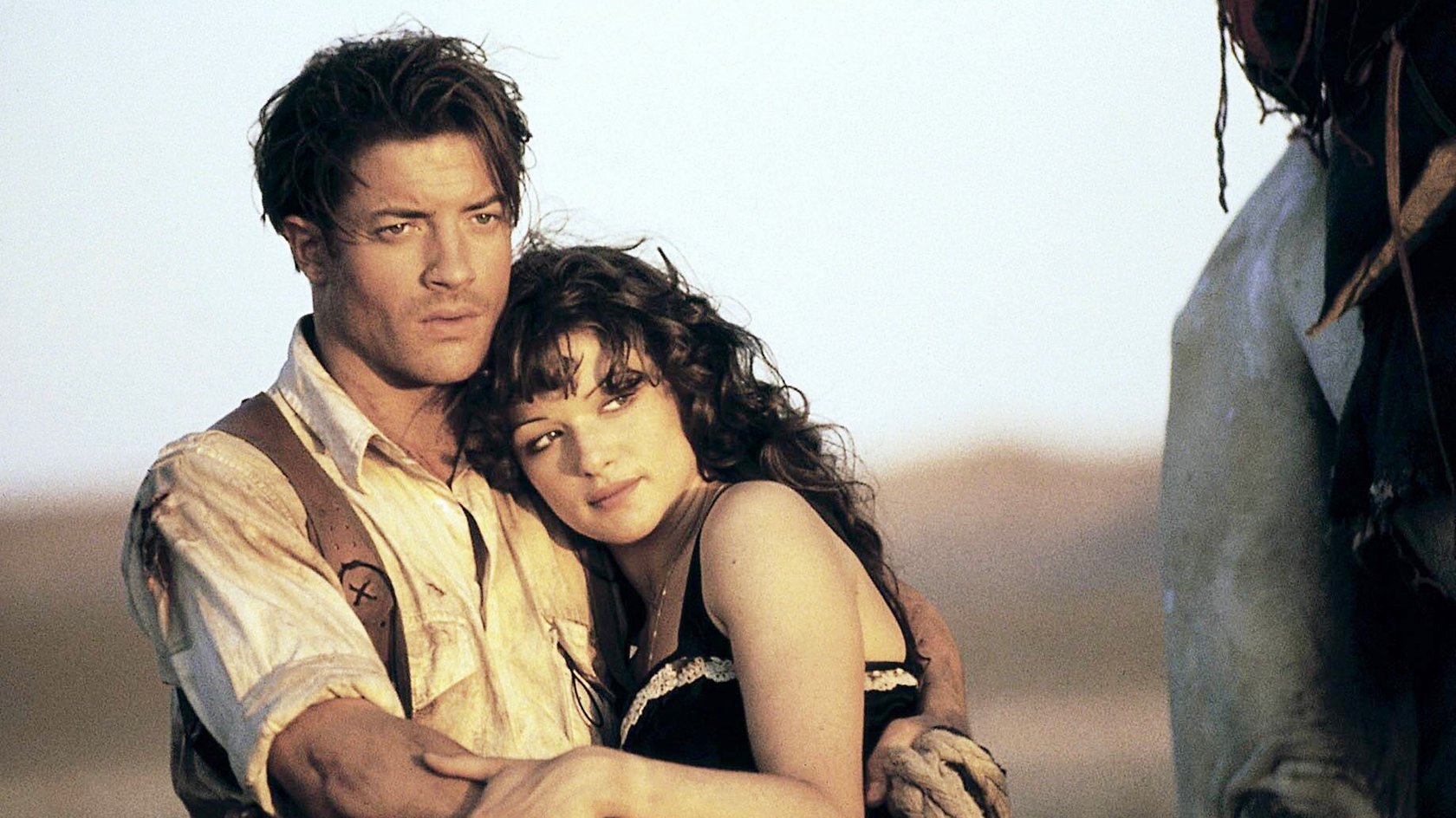 Brendan Fraser & Rachel Weisz Characters: Richard Rick O Connell & Evelyn Carnahan Film: The Mummy USA 1999 Director: Stephen Sommers 16 April 1999 PUBLICATIONxINxGERxSUIxAUTxONLY Copyright: MaryxEvansxAFxArchivexUniversalxPictures 12557831 editorial use only Brendan Fraser & Rachel Weisz Characters: Richard Rick O Connell & Evelyn Carnahan Film: The Mummy USA 1999 Director: Stephen Sommers 16 April 1999 PUBLICATIONxINxGERxSUIxAUTxONLY Copyright: MaryxEvansxAFxArchivexUniversalxPictures 12557831 editorial use only