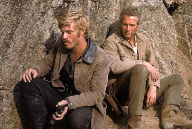 Robert Redford und Paul Newman in „Zwei Banditen“ (1969)