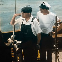 Drei Mann in einem Boot Poster