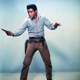 Flammender Stern / Elvis Presley Poster
