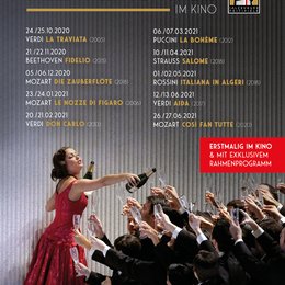 Traviata - Verdi (Salzburg 2005), La / Cosi fan tutte - Mozart (Salzburg 2020) / Aida - Verdi (Salzburg 2017) / Italiana in Algeri - Rossini (Salzburg 2018), L' / Salome - Strauss (Salzburg 2018) / Zauberflöte - Mozart (Salzburg 2018), Die / Fidelio Poster