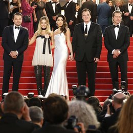 Once Upon a Time in... Hollywood / Leonardo DiCaprio, Margot Robbie, Daniella Pick, Quentin Tarantino and Brad Pitt depart the screening of "Once Upon A Time In Hollywood" during the 72nd Cannes Film Festival at the Palais des Festivals on May 21, 20 Poster
