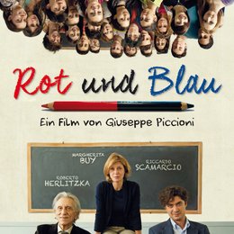 Rot und Blau Poster