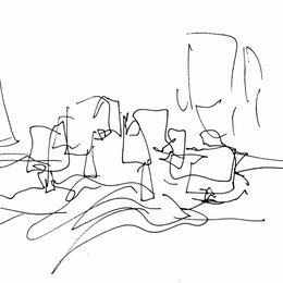 Sketches of Frank Gehry Poster