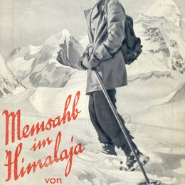 Zum dritten Pol / Buchcover "Mensch am Himalaya" von Hettie Dyhrenfurth Poster