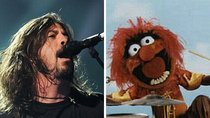 Dave Grohl spielt bei den Muppets Schlagzeug