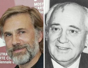 Christoph Waltz als Michail Gorbatschow Christoph Waltz als Michail Gorbatschow