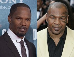 Jamie Foxx wandelt sich zu Mike Tyson Jamie Foxx wandelt sich zu Mike Tyson