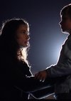 Poster Half Light - Gefangen zwischen Licht und Schatten