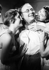 Poster Vater, Mutter und neun Kinder