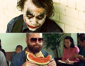 Zach Galifianakis als Joker Zach Galifianakis als Joker