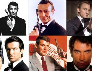 Alle James Bond-Darsteller in der Übersicht: Sean Connery, Roger Moore & Co. Alle James Bond-Darsteller in der Übersicht: Sean Connery, Roger Moore & Co.