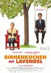 Poster Birnenkuchen mit Lavendel