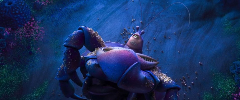 Tamatoa thinks Sebastian and “Arielle” would be the best davongekommen 