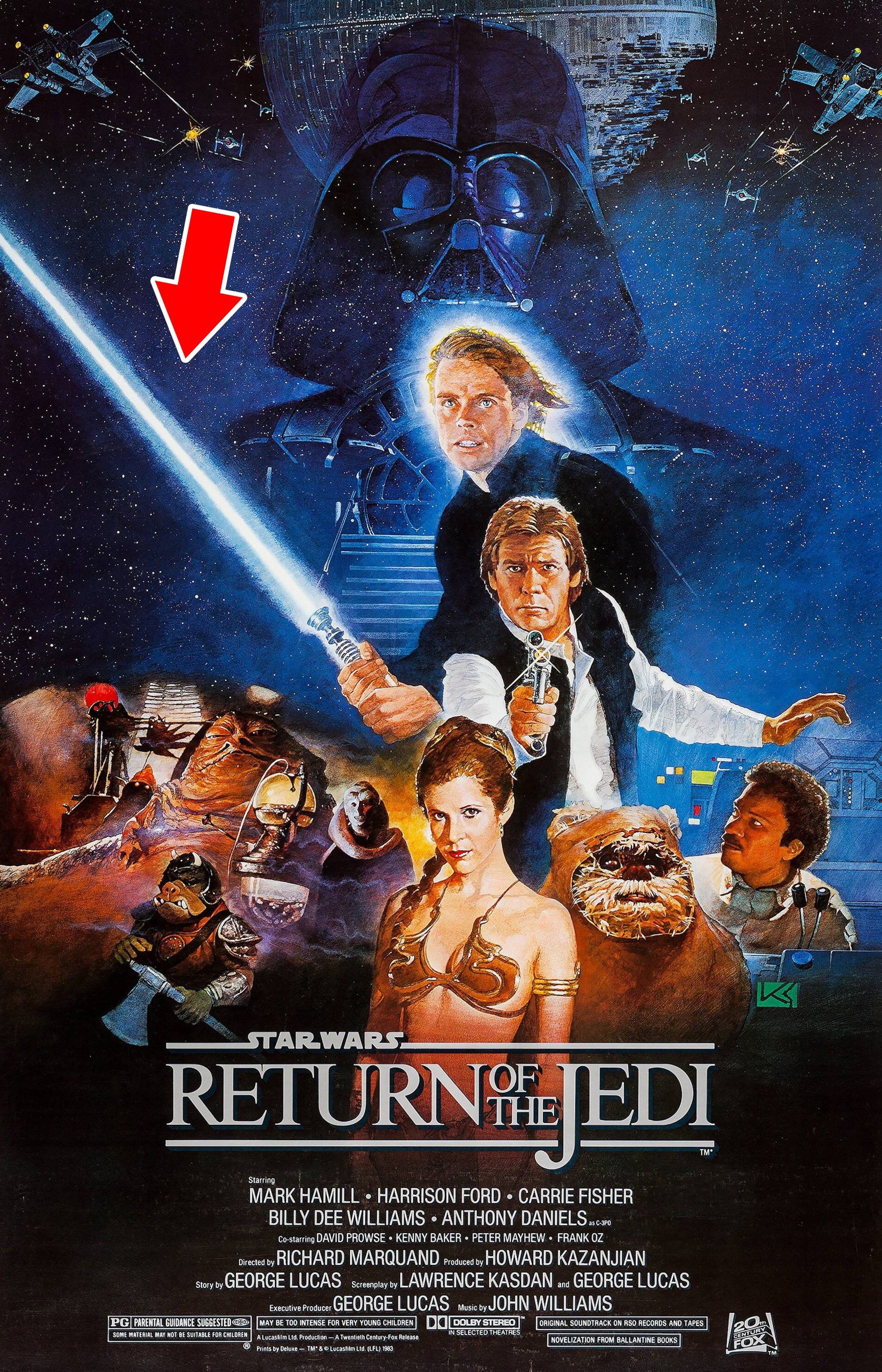Star Wars Poster Rückkehr der Jedi-Ritter