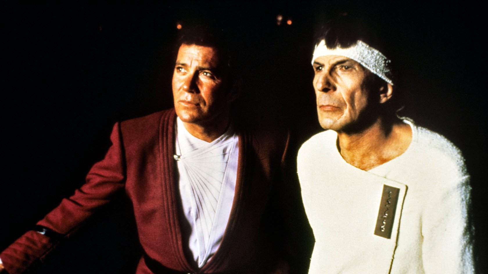 William Shatner und Leonard Nimoy in „Star Trek IV: Zurück in die Gegenwart“.