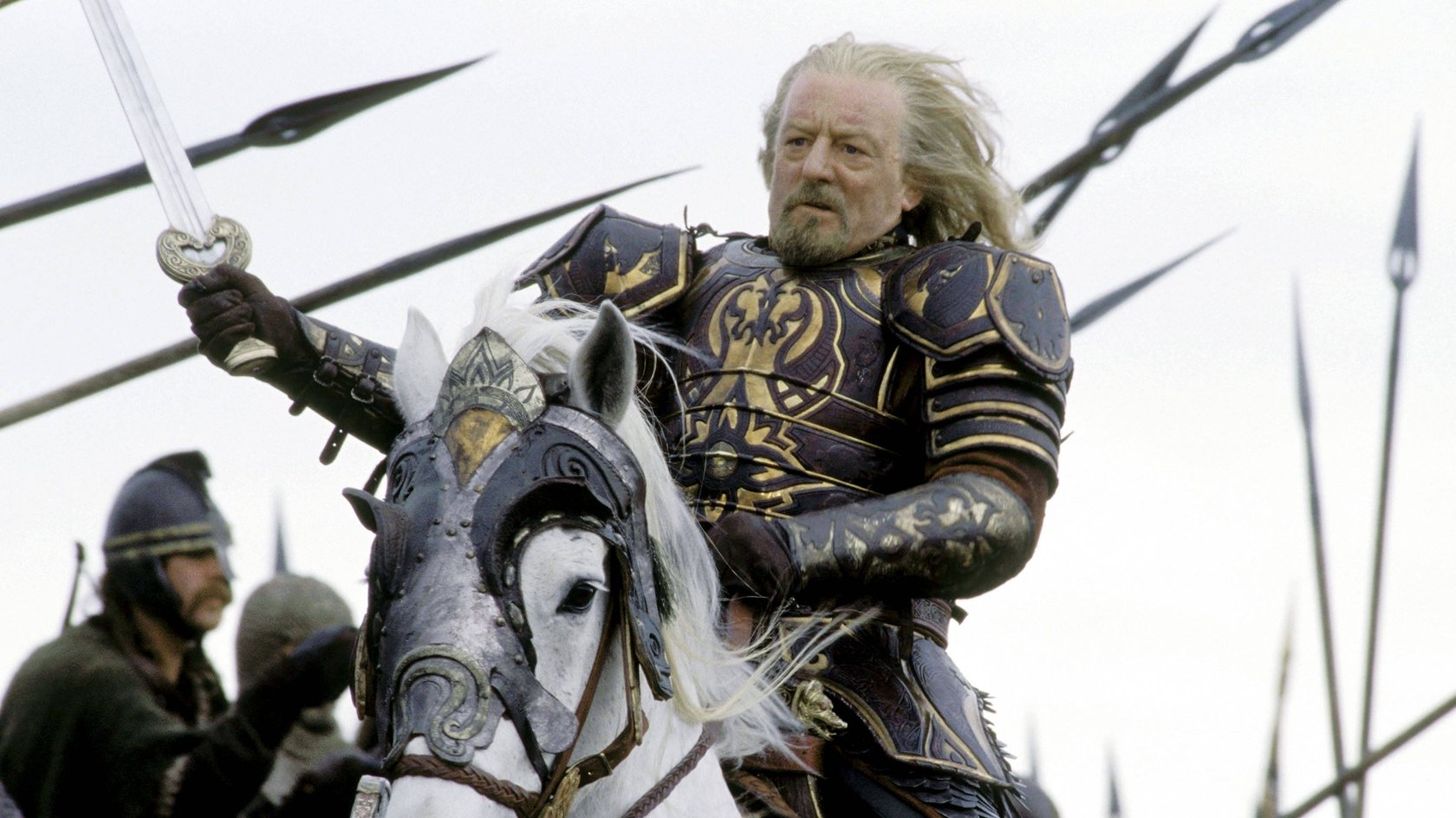 Bernard Hill in seiner Rolle als König Théoden von Rohan.
