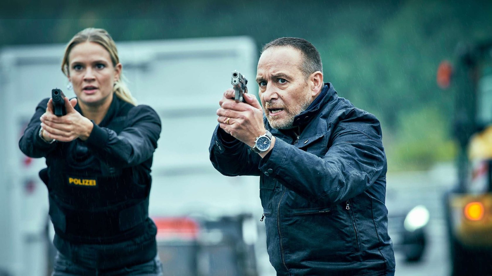 Erdoğan Atalay und Pia Stutzenstein in „Alarm für Cobra 11“.