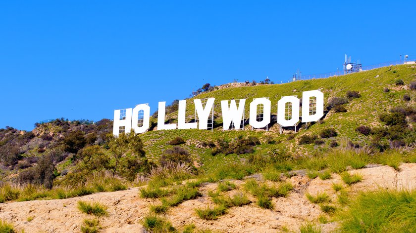 Das Hollywood-Schild in Los Angeles.