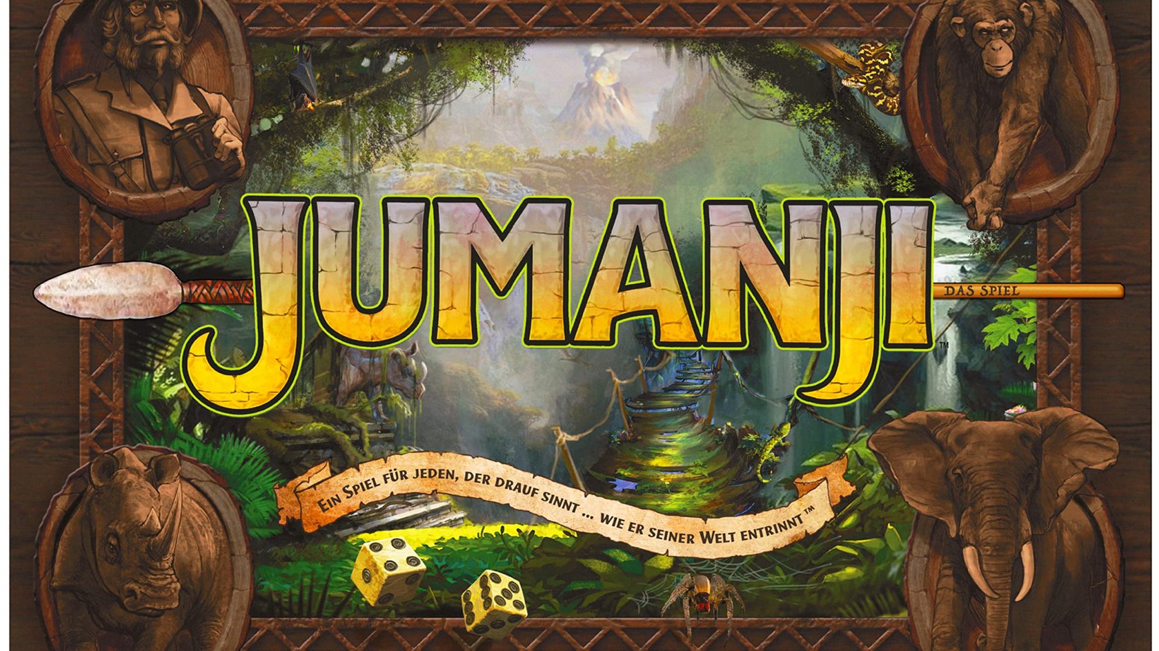 Fast wie im Film: „Jumanji“ als Brettspiel