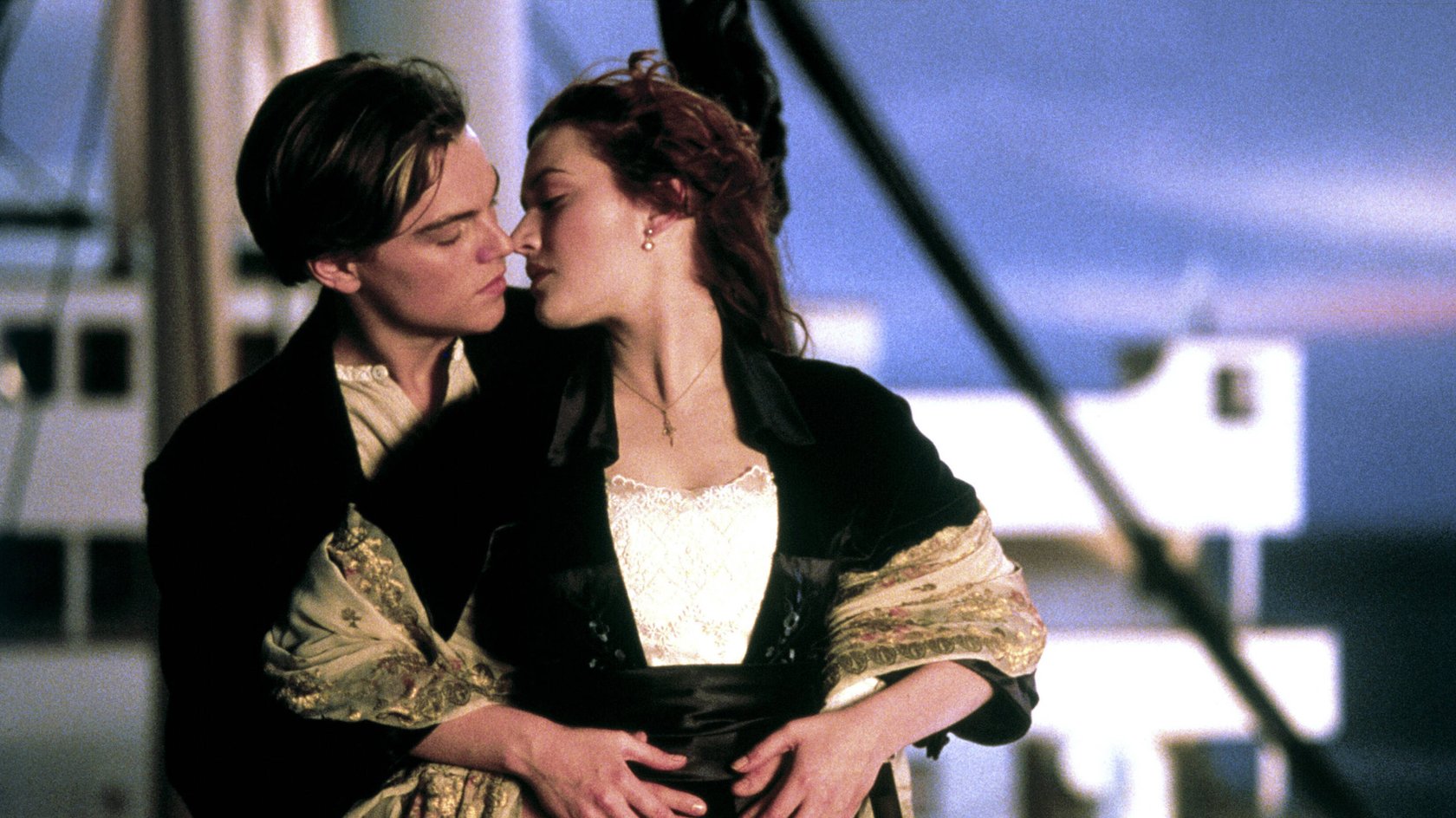 Die legendäre Kussszene aus „Titanic“.