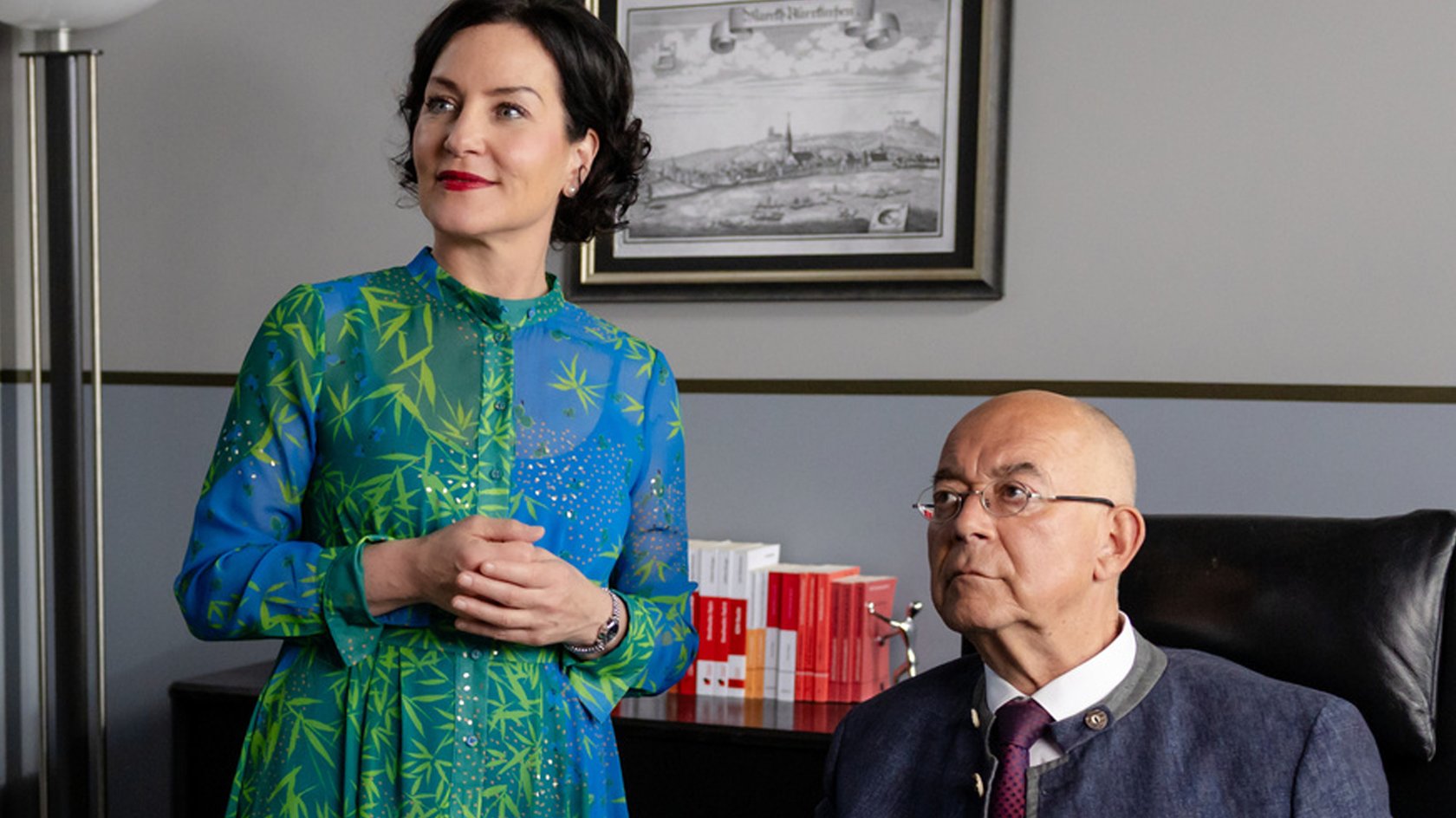 Marisa Burger ist Frau Stockl in "Die Rosenheim-Cops" Marisa Burger ist Frau Stockl in "Die Rosenheim-Cops"