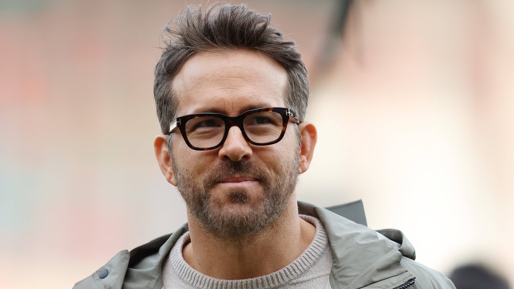 Wrexham-Miteigentümer Ryan Reynolds bei einem Spiel: Wrexham gegen Sheffield United.
