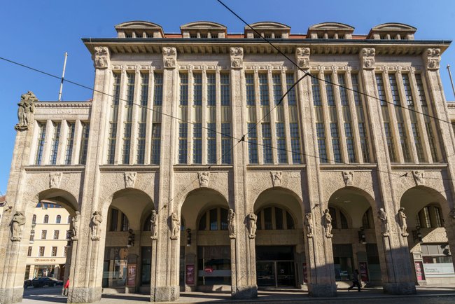 Das im Jugendstil erbaute Görlitzer Kaufhaus.