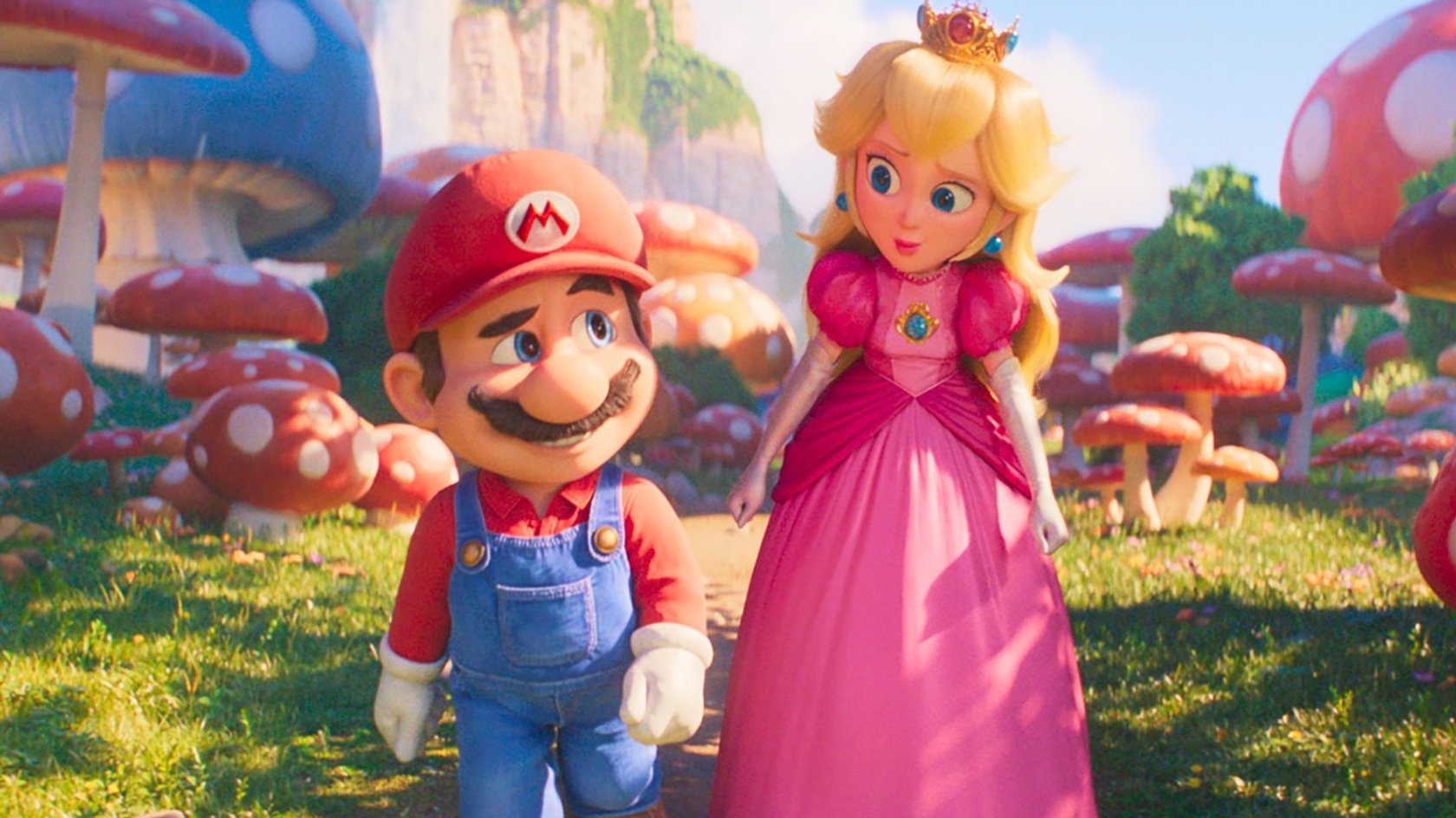 Super Mario Erfinder Shigeru Miyamoto zwischen seinen Figuren
