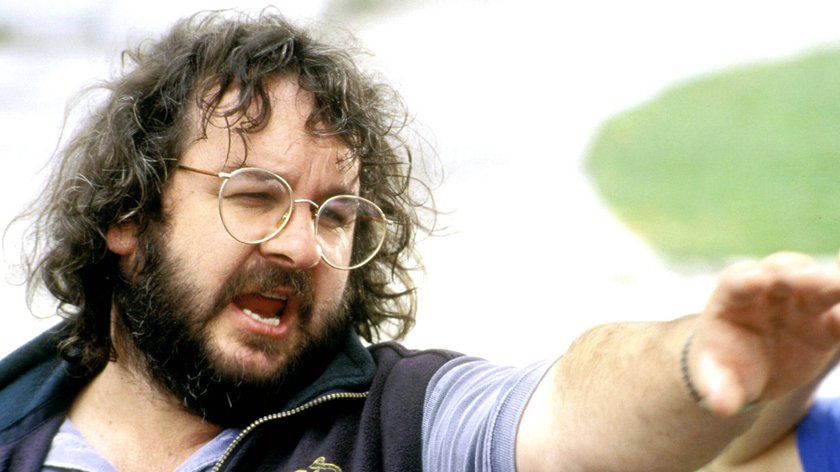 Peter Jackson am Set von „Der Herr der Ringe: Die Rückkehr des Königs“.