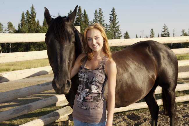  Amber Marshall als Amy in „Heartland“.