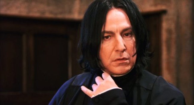 Severus Snape lässt sich selten in die Karten schauen.