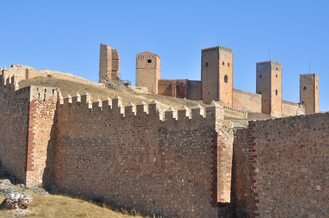 Die Burg von Molina de Aragón nahe Guadalajara.