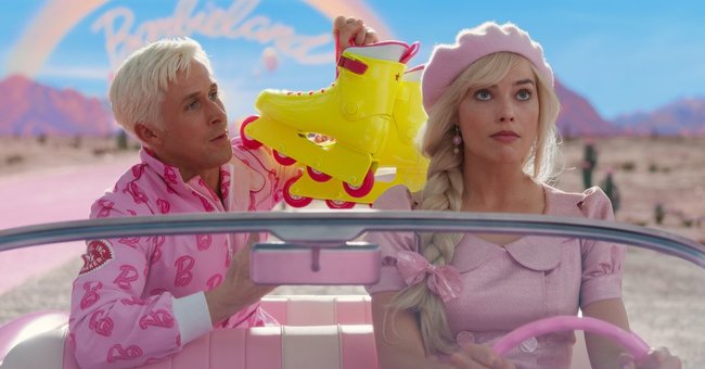 Ryan Gosling und Margot Robbie als Ken und Barbie.