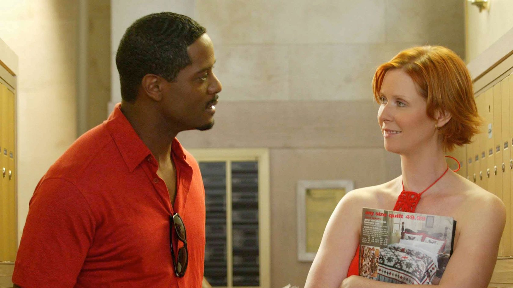 Blair Underwood und Cynthia Nixon in der 6. Staffel von „Sex and the City“.