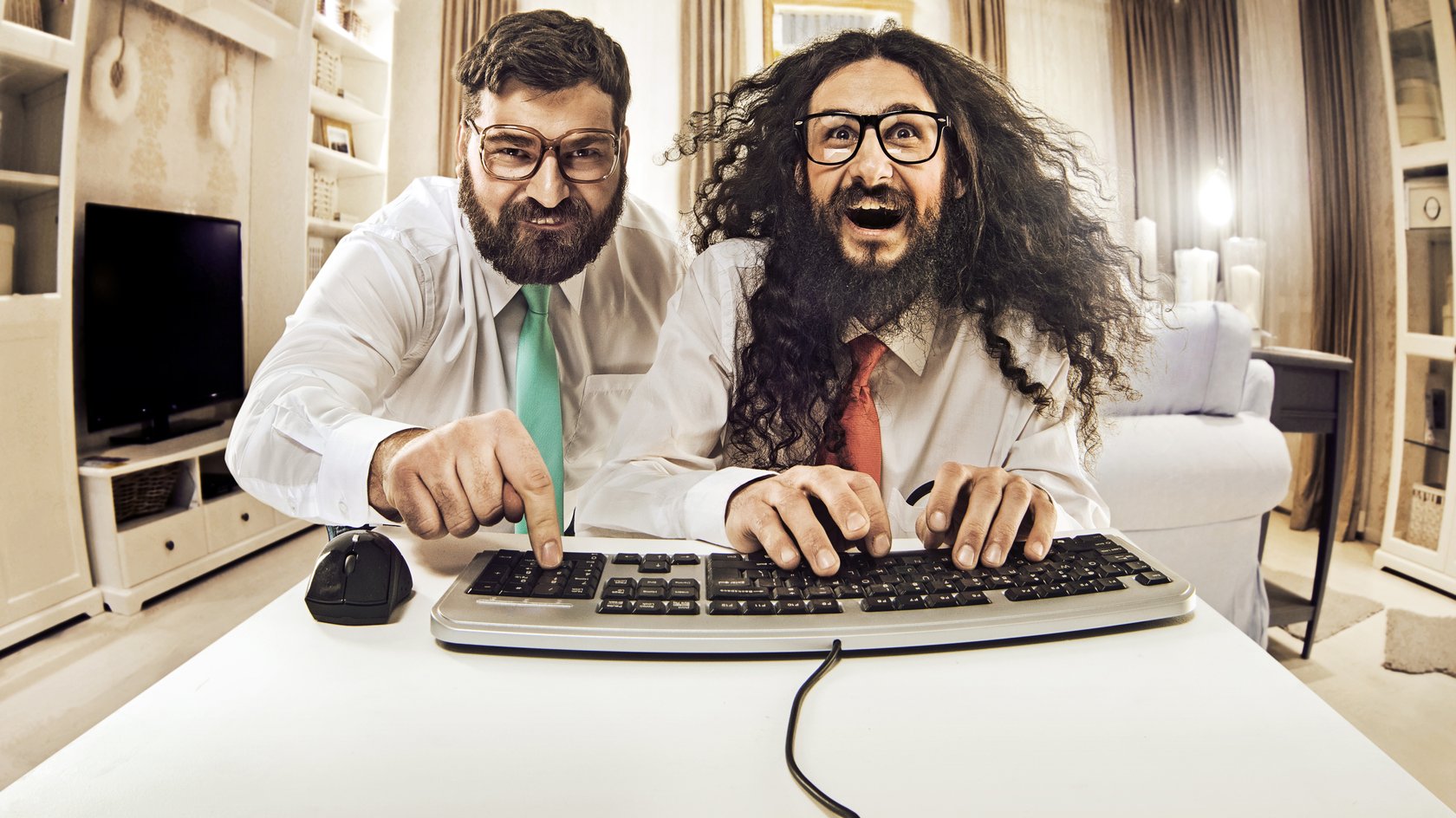 Nerds in ihrem Element – dem Zocken.