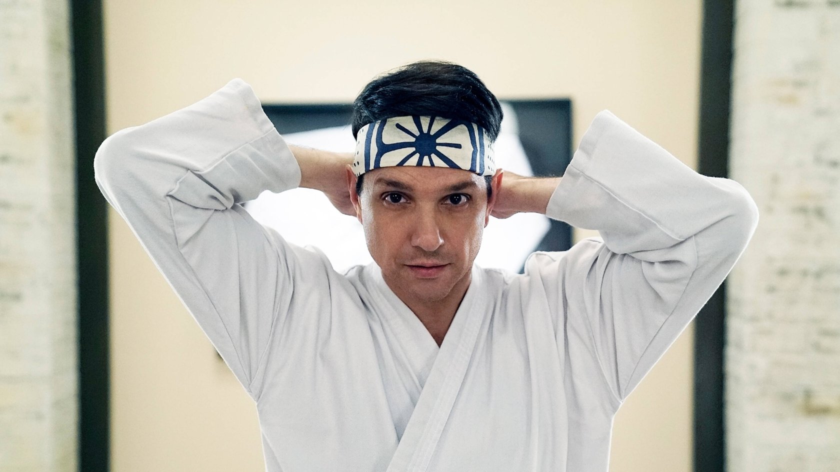 Ralph Macchio in Staffel 1 von „Cobra Kai“.