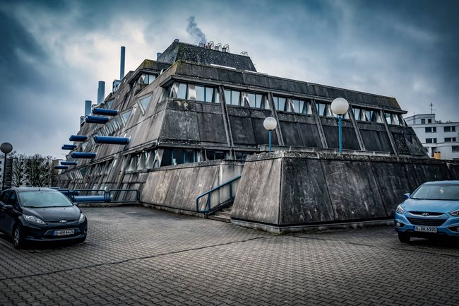 Der Mäusebunker ist ein Paradebeispiel für den Brutalismus.